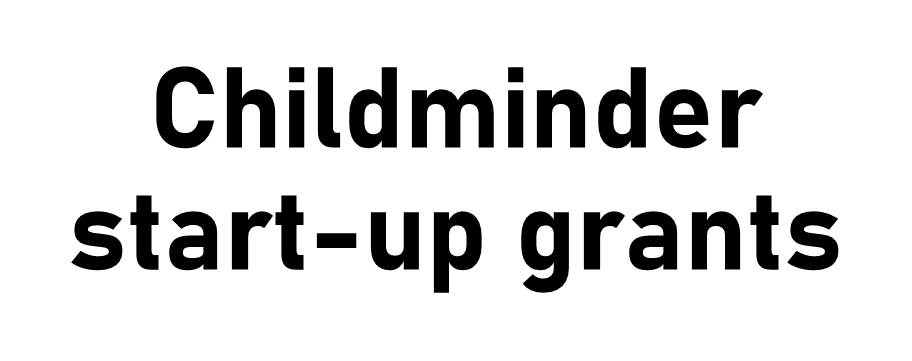 Childminder start-up grants logo